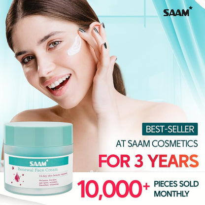 SAAM Renewal Face Cream, Melasma and Dark Spots Treatment - 50g