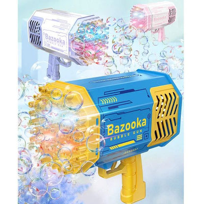 Automatic Gatling Bubble Gun – 32-Hole Blast for Kids & Outdoor Fun